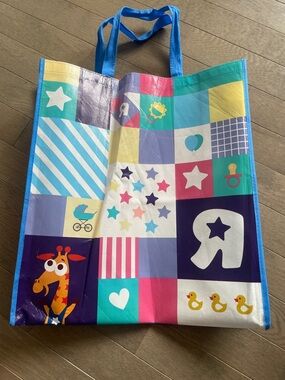 FREE WITH PURCHASE Toys R Us Colorful Gift Bag Tote Bag - Bright Multicolor